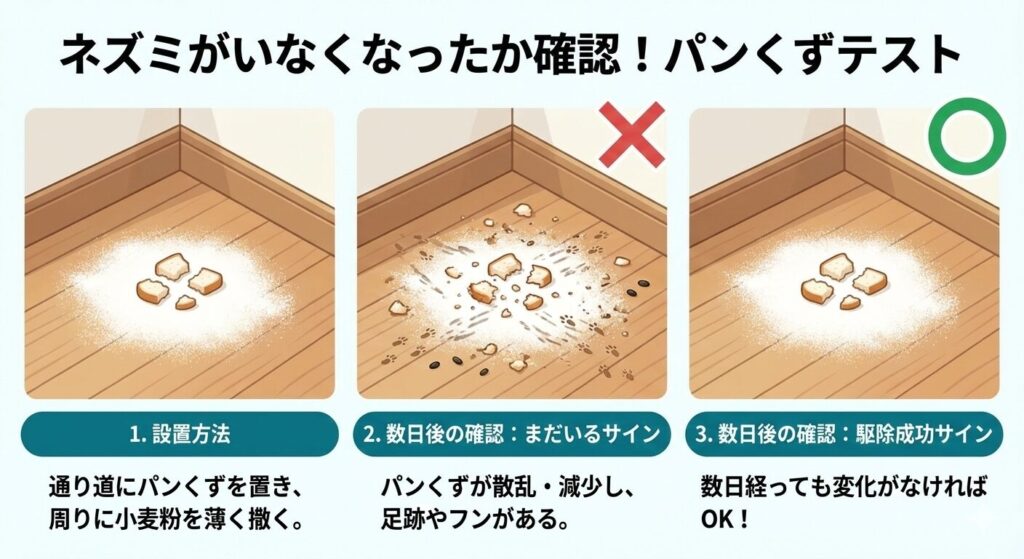 パンくずテスト図解